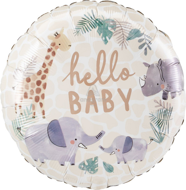 18"A Hello Baby Jungle Pkg (5 count)