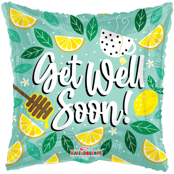 18"K Get Well Soon Lemon (10 count)