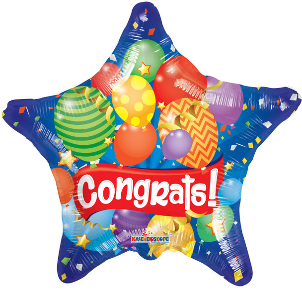 9"K Congrats Festive Gellibean Air-Fill (10 count)