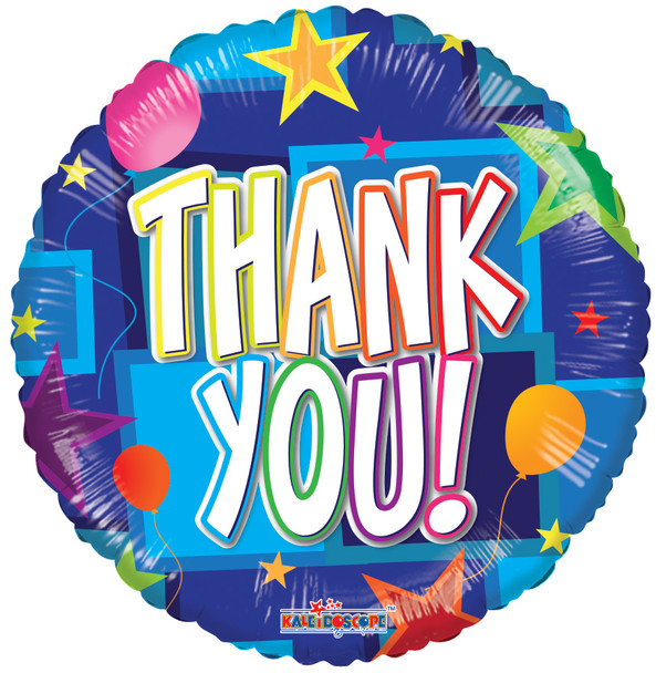 18"K Thank You Stars flat (10 count)