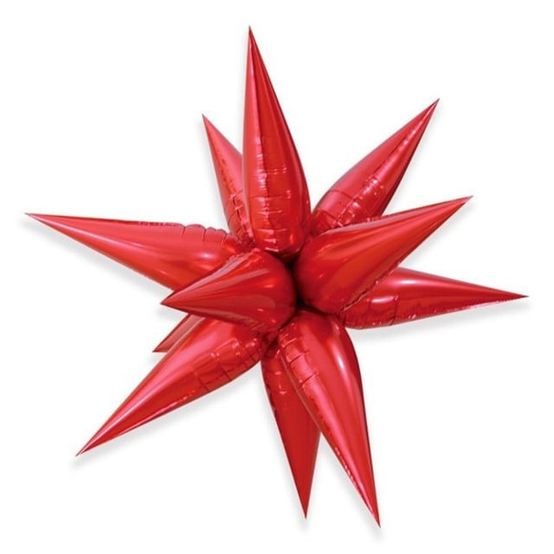 19"B Exploding Stars Cluster Red Pkg (1 count)