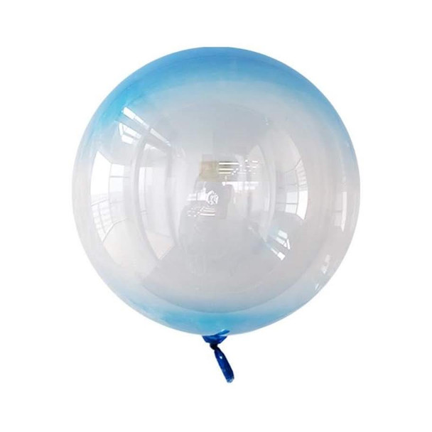 24"B Bobo Balloon Ombre Blue flat (10 count)