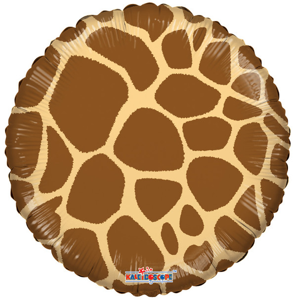 18"K Animal Giraffe print flat (10 count)