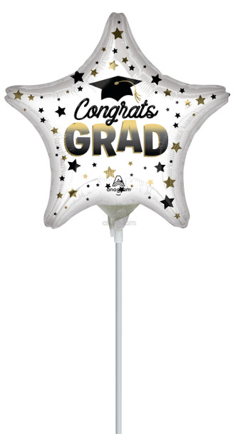 9"A Congrats Grad Star Air-Fill Only (10 count)
