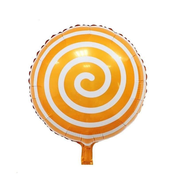 18"B Candy Swirl Gold flat (10 count)