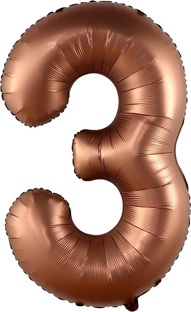 34"B Copper Matte Brown Number 3 Pkg (5 count)