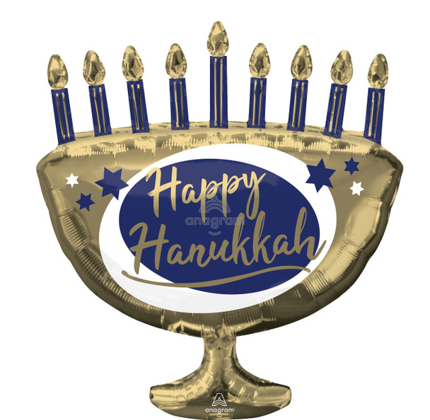29"A Hanukkah / Chanukah Menorah Elegant flat (5 count)