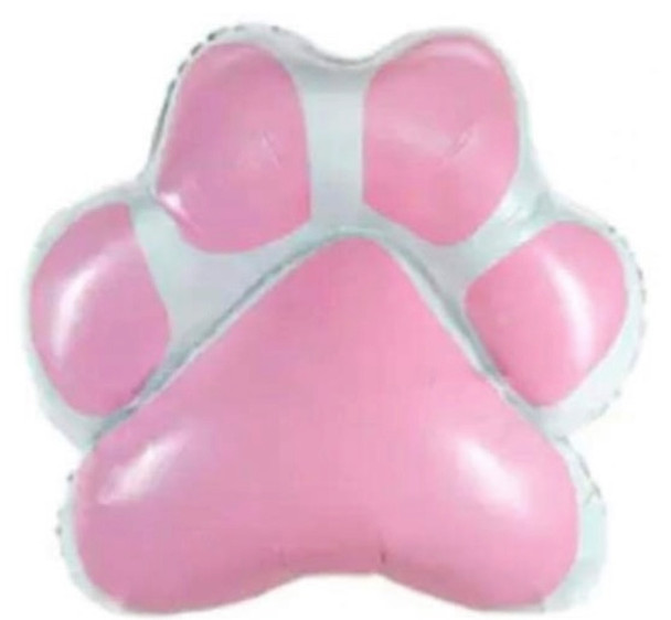 24"B Animal Paw Pink flat (5 count)