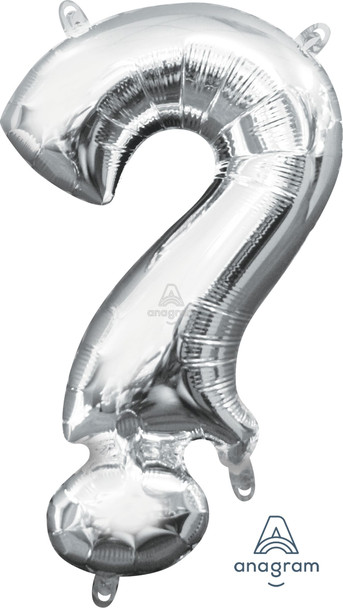 16"A Question Mark Silver ? Air-Filled Pkg (1 count)