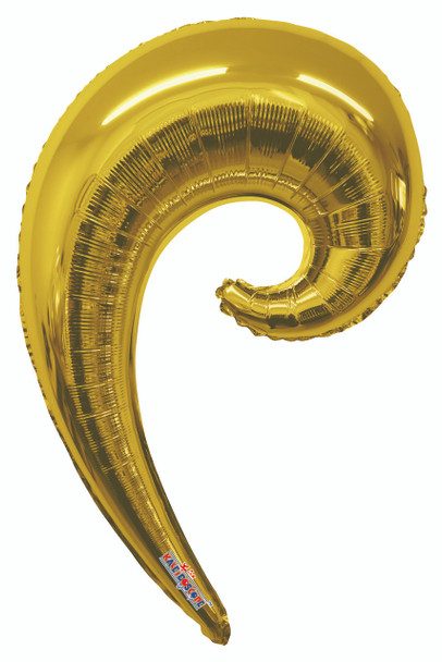 36"K Kurly Wave Gold flat (5 count)