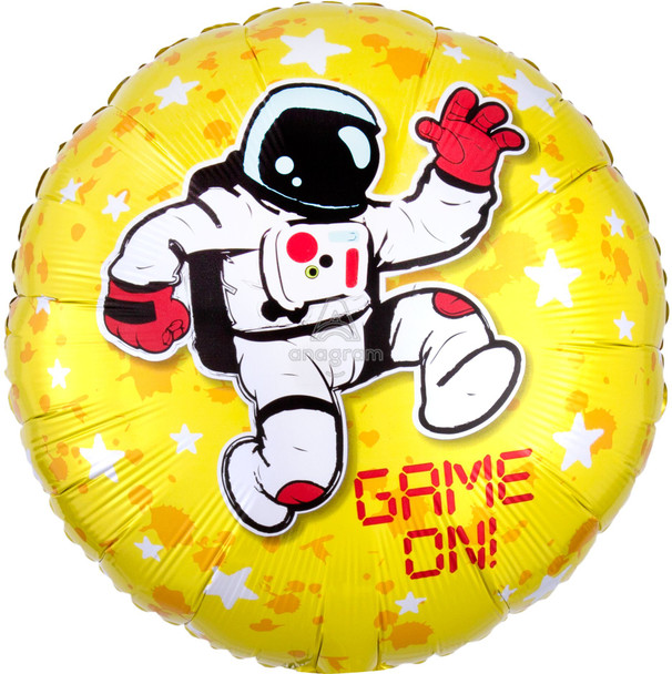 18"A  Astronaut Game On flat (10 count)