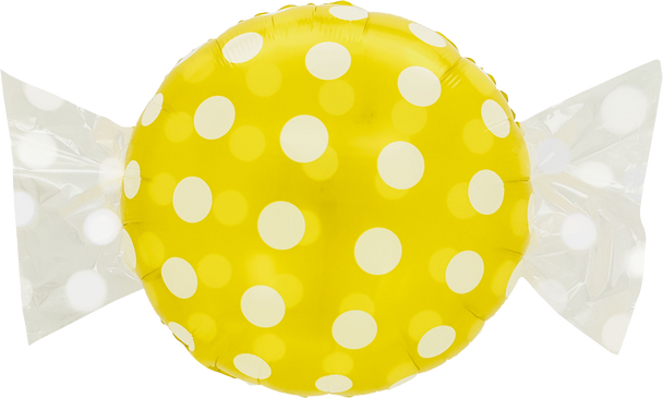 20"B Candy Dots Yellow Pkg (5 count)