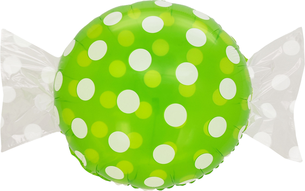 20"B Candy Dots Green Pkg (5 count)