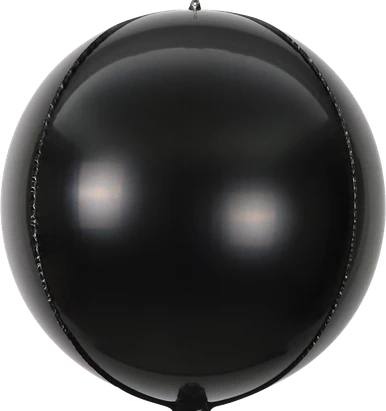 36"B Sphere Black Pkg (5 count)