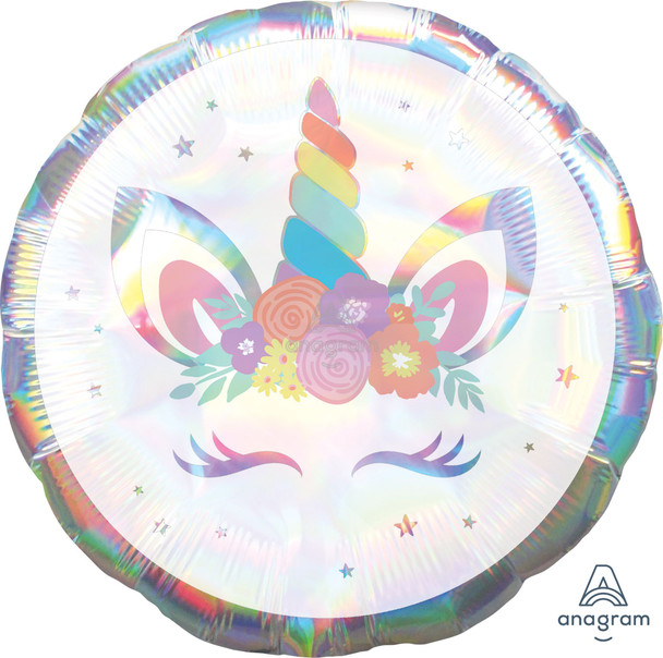 18"A Unicorn Party Holo Ird Pkg (5 count)