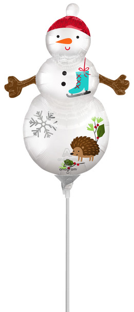 13"A Snowman Woodland Air-Fill Only (10 count)