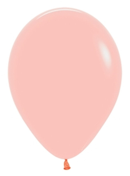 11"S Pastel Matte Melon Pink (100 count)