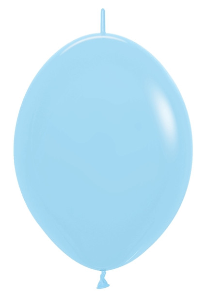 12"S Linko Pastel Matte Blue (50 count)