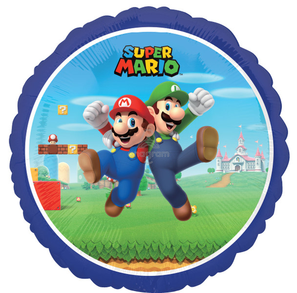 18"A Super Mario Brothers Pkg (5 Count)