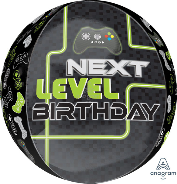 16"A Birthday Next Level Orbz Pkg (5 count)