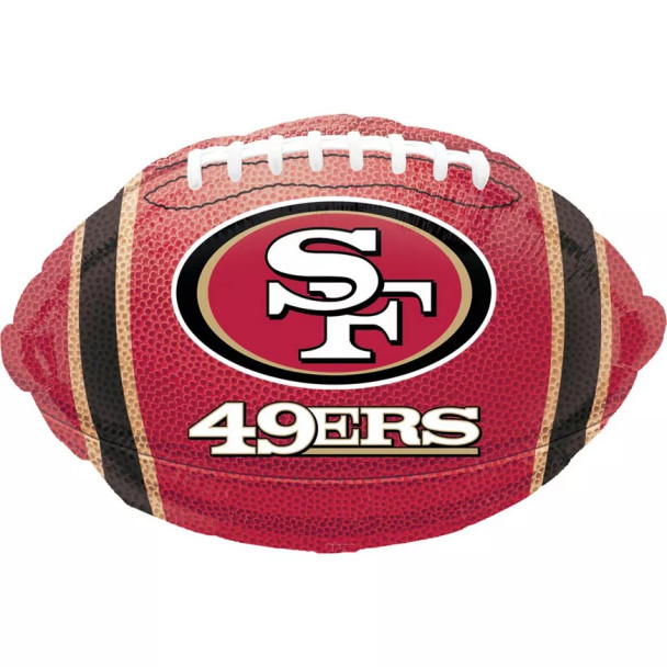 18"A Sports Football San Francisco 49ers flat (10 count)