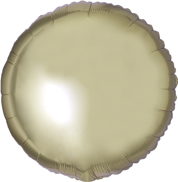 68"B Giant Round White Gold Foil Pkg (1 COUNT)