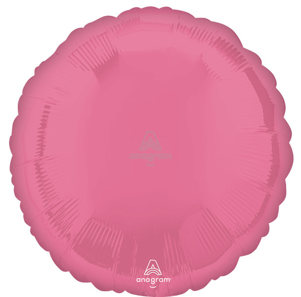 18"A Round Vibrant Pink flat (10 count)