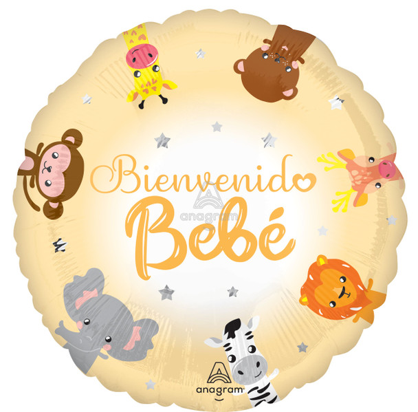 18"A Bienvenido Animales Bebe Pkg (5 count)