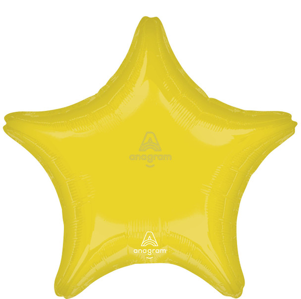 19"A Star Vibrant Yellow Pkg (5 count)