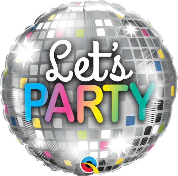 18"Q Let's Party Disco Pkg (5 count)