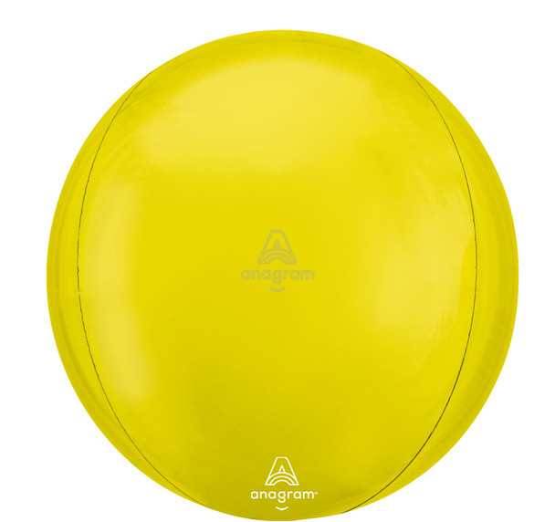 16"A Orbz Vibrant Yellow flat (3 count)