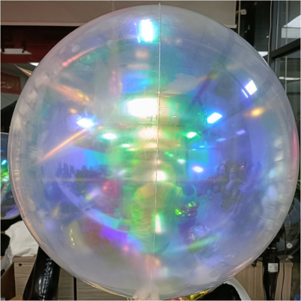 22"B Sphere Iridescent FLAT (5 COUNT)