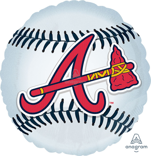 18"A Sports Baseball Atlanta Braves Pkg (5 count)