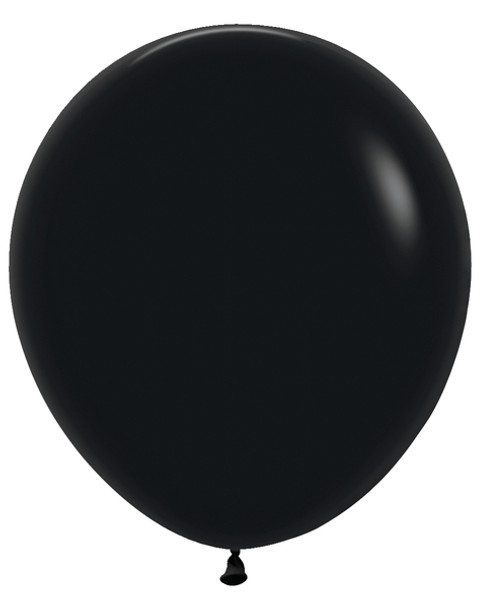 18"S Black Deluxe (25 count)