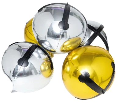 18"B Bell Sphere Gold Pkg (10 count)