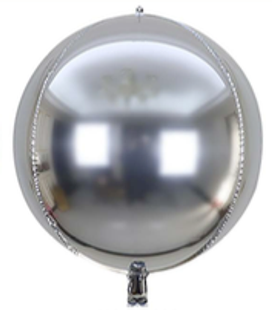 50"B Sphere Silver PKG (1 count)