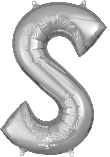 34"A Silver S Pkg (1 count)