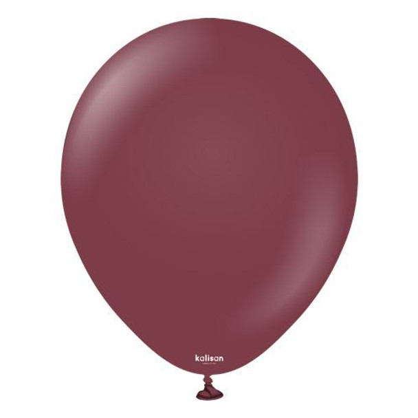 12"K Burgundy Standard (100 count)