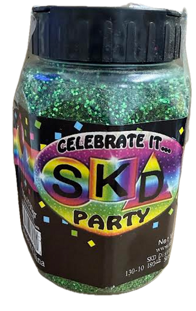 Glitter Dark Green 16oz. Jar  (1 count)