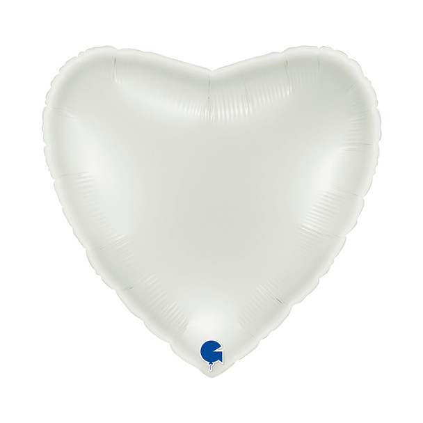 22"S Heart White Pkg (5 COUNT)
