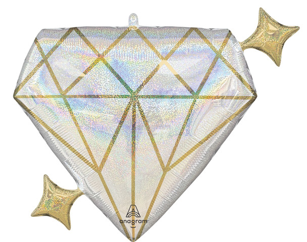 27"A Bride To Be Diamond Holographic Pkg (5 count)