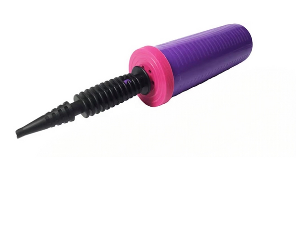 Inflator Hand Pump Purple/Pink Dual Action (1 count)