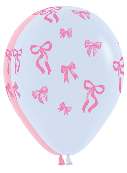 11"S Pretty Bow Latex Asst. (50 count)