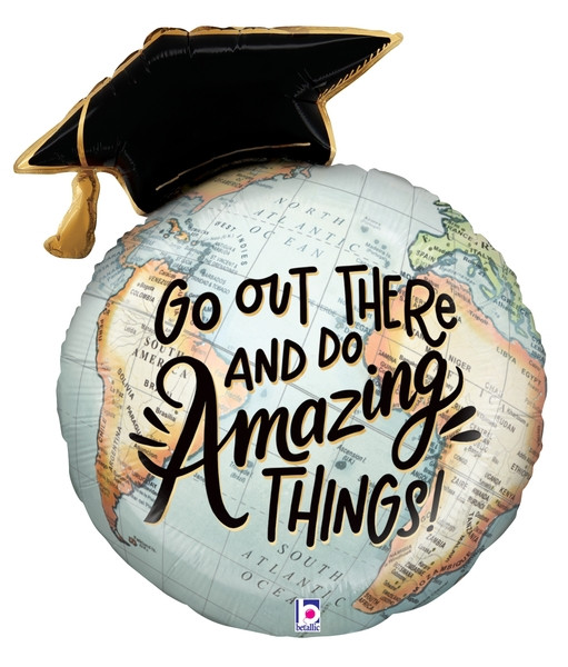 28"S Grad Amazing Things Globe Pkg (5 count)
