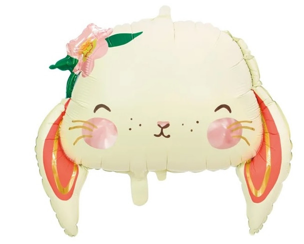 20"P Bunny Head Ivory Pkg (1 count)