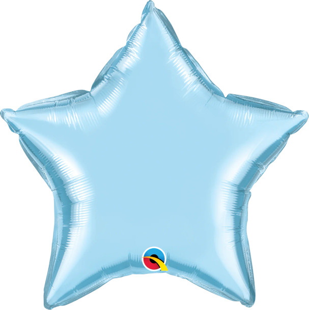 4"Q Star Light Blue Air-Fill (10 count)