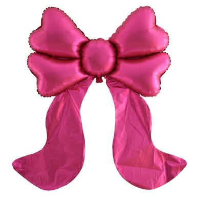 70"B Bow Hot Pink Flat (1 COUNT)