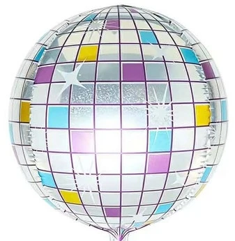 16"B Disco Ball Silver Multi Sphere Flat (5 COUNT)