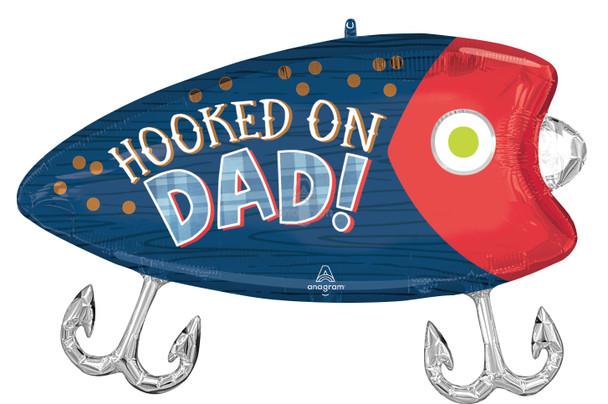 30"A Hooked On Dad Lure Pkg (5 COUNT)