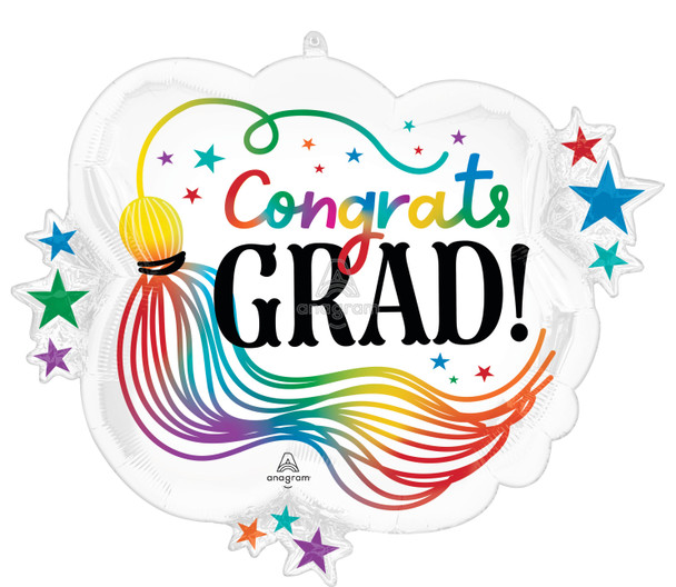 28"A Congrats Grad Playful Wiggles Pkg (5 count)